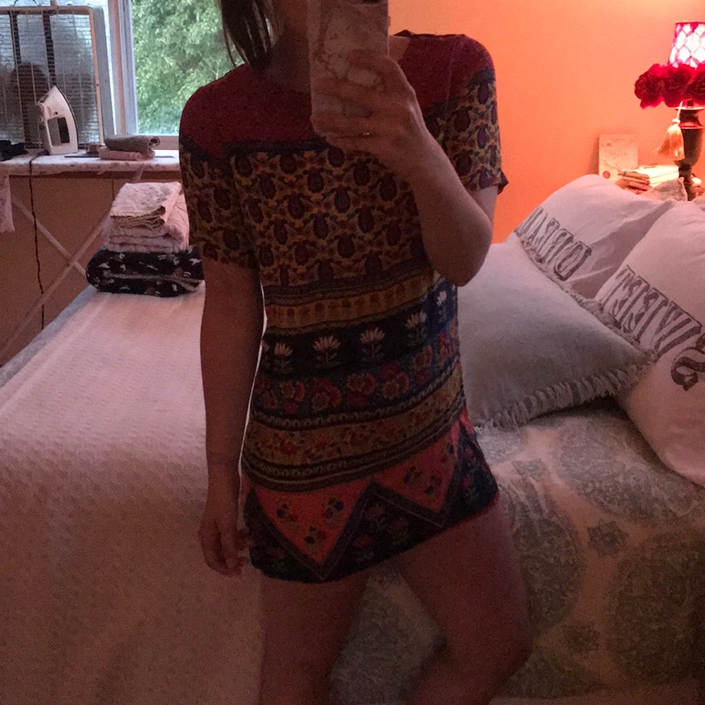 Printed free people dress